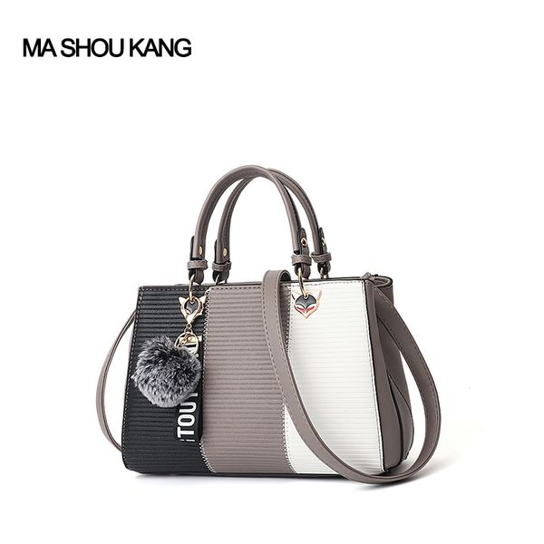 women hairball ornaments totes patchwork handbag party purse ladies messenger crossbody shoulder bags women handbags bag
women hairball ornaments totes patchwork handbag party purse ladies messenger crossbody shoulder bags women handbags bag