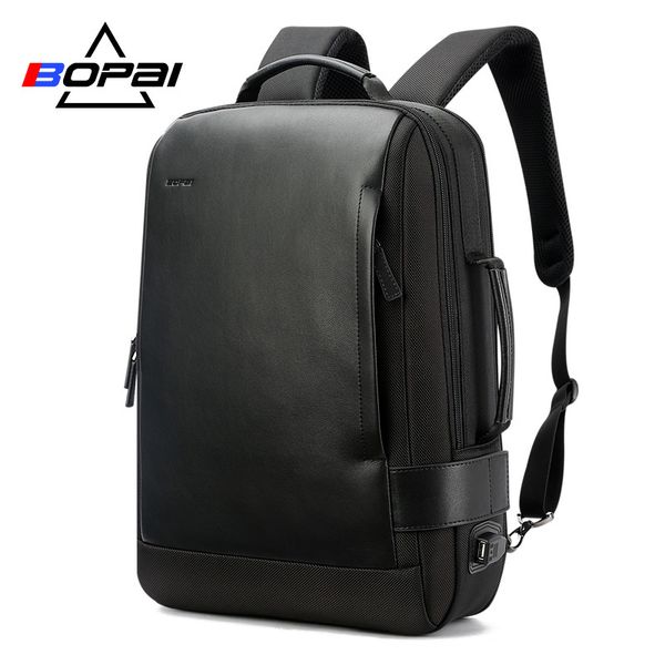 15.6 inch notebook backpack black contractive leather backpack for men usb charging male travel backpack nylon mens rucksacks t200114
15.6 inch notebook backpack black contractive leather backpack for men usb charging male travel backpack nylon mens rucksacks t200114