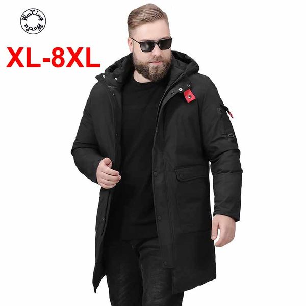 8xl men's hooded parkas business fashion outwear warm cotton padded jacket long cotton coat big yards size to 5xl 6xl 7xl 8xl, Black
8xl men's hooded parkas business fashion outwear warm cotton padded jacket long cotton coat big yards size to 5xl 6xl 7xl 8xl, Black