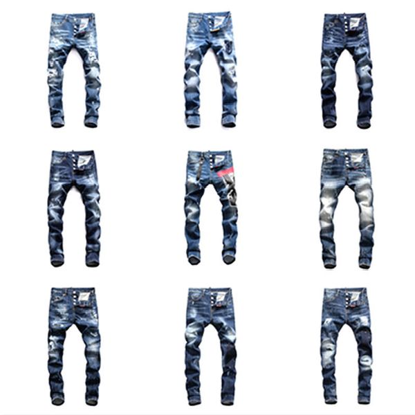 2019 brand d 2 jean men de igner jean men denim black jean embroidery pant fa hion hole trou er italy ize 44 54, Blue
2019 brand d 2 jean men de igner jean men denim black jean embroidery pant fa hion hole trou er italy ize 44 54, Blue