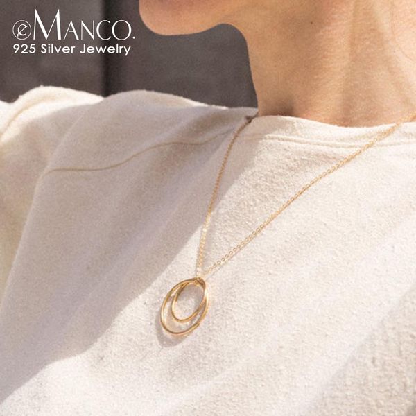 e-manco long chain slide pendant necklace for women cross circle 925 sterling silver statement necklaces gold color fine jewelry
e-manco long chain slide pendant necklace for women cross circle 925 sterling silver statement necklaces gold color fine jewelry