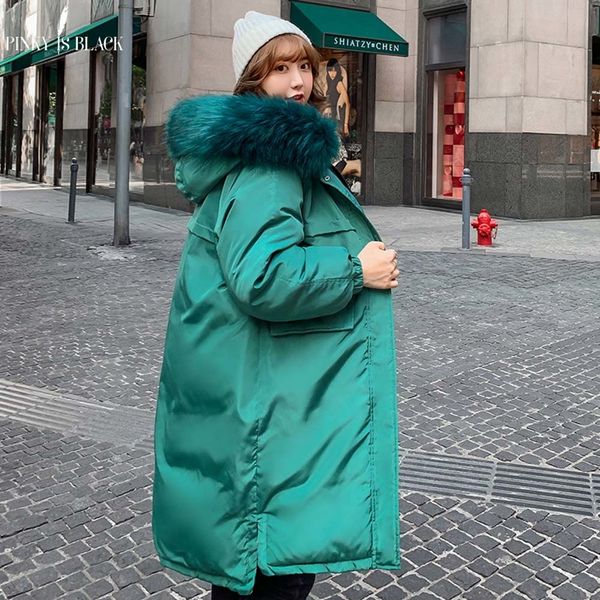 pinkyisblack two sides wear women parkas winter jackets coats faux fur hooded casual long parkas cotton wadded ladies overcoat y190926, Black;white
pinkyisblack two sides wear women parkas winter jackets coats faux fur hooded casual long parkas cotton wadded ladies overcoat y190926, Black;white
