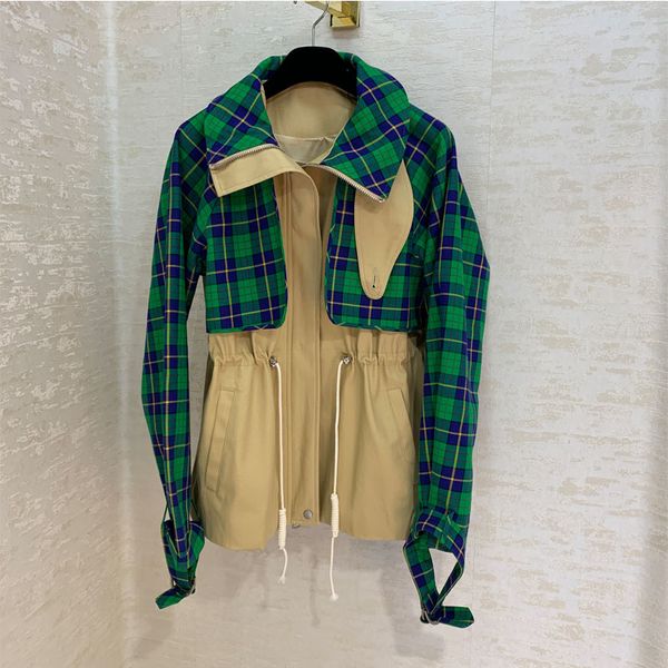 2019 autumn and winter new clothing women fashion color matching windbreaker short temperament wild wind high quality, Tan;black
2019 autumn and winter new clothing women fashion color matching windbreaker short temperament wild wind high quality, Tan;black