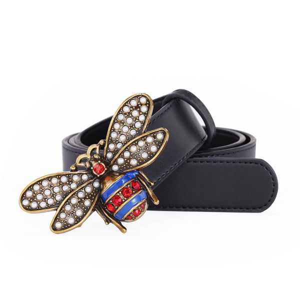 2020 ladies fashion casual small bee buckle rhinestone leather belt for women, Black;brown
2020 ladies fashion casual small bee buckle rhinestone leather belt for women, Black;brown