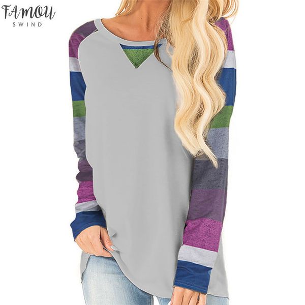autumn women long sleeve t shirt female striped women raglan tee shirt o neck tee lady tee 2020, White
autumn women long sleeve t shirt female striped women raglan tee shirt o neck tee lady tee 2020, White