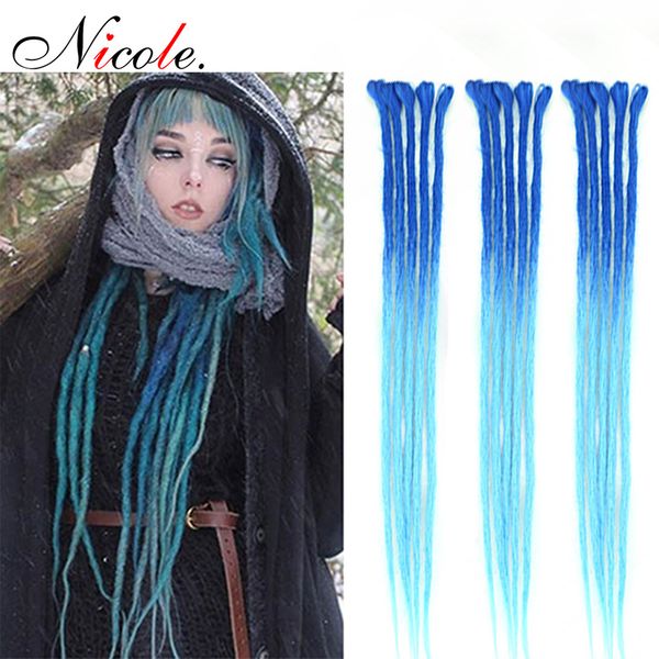 nicole волос 5 стренг handmade дреды наращивание волос 20 дюймов ombre крючком цвет волос синтетический вязания тесьма для женщин, Black
nicole волос 5 стренг handmade дреды наращивание волос 20 дюймов ombre крючком цвет волос синтетический вязания тесьма для женщин, Black