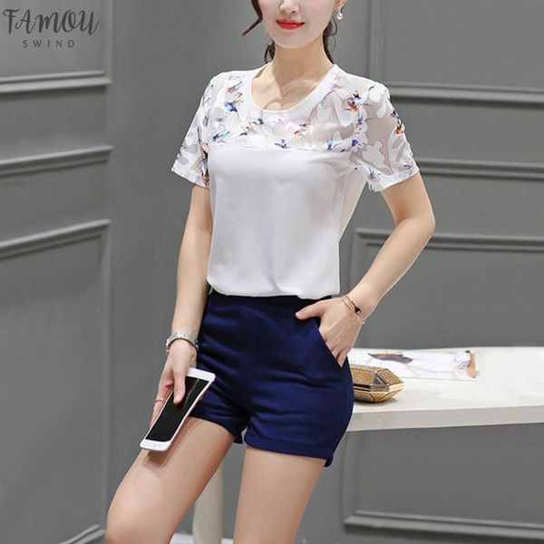 womens clothing floral lace blouse women short sleeve plain floral blouse summer elegant blouse drop shipping, White
womens clothing floral lace blouse women short sleeve plain floral blouse summer elegant blouse drop shipping, White