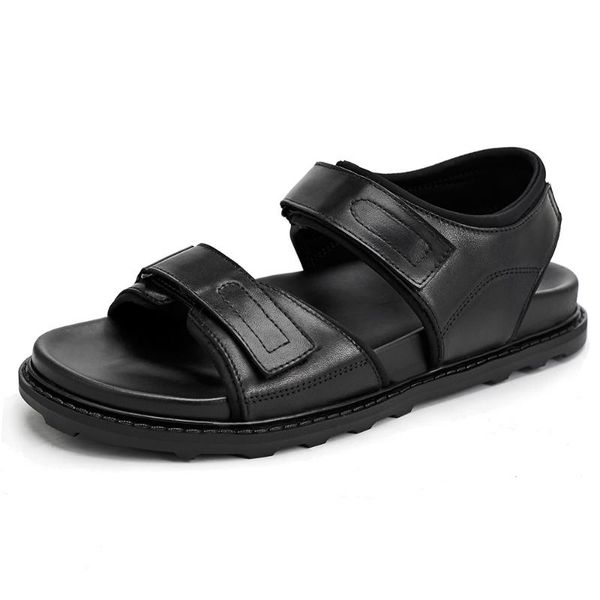 spring summer leisure beach sandals mens breathable comfort sandals slippers male mens gladiator summer cowhide, Black
spring summer leisure beach sandals mens breathable comfort sandals slippers male mens gladiator summer cowhide, Black