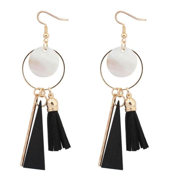 wholesale- new tassel earrings fashion geometric shell wood earring simple ethnic retro style long jewelry accessories, Silver
wholesale- new tassel earrings fashion geometric shell wood earring simple ethnic retro style long jewelry accessories, Silver