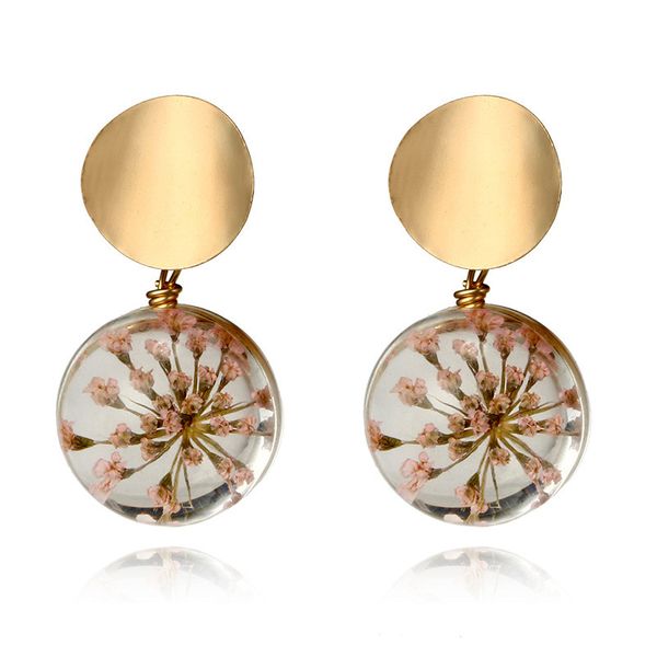 new gold sequin dangle earrings for women girls gifts bohemian jewelry cleartransparent ball dried flower statement earrings, Silver
new gold sequin dangle earrings for women girls gifts bohemian jewelry cleartransparent ball dried flower statement earrings, Silver