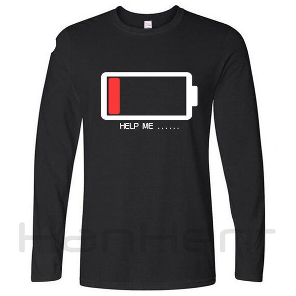men t-shirt funny help me energy low t shirts male battery long sleeve o -neck loose tshirt basic brand clothing man m-2xl, White;black
men t-shirt funny help me energy low t shirts male battery long sleeve o -neck loose tshirt basic brand clothing man m-2xl, White;black