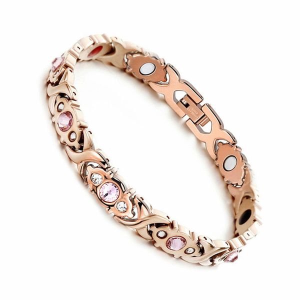 rose gold color energy magnetic bracelets bangles for womens antifatigue tourmaline germanium bracelets, Black
rose gold color energy magnetic bracelets bangles for womens antifatigue tourmaline germanium bracelets, Black