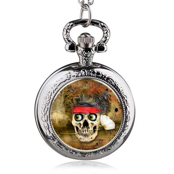 new selling quartz pocket watch fashion skull pattern chain watch men women gift hb959-7, Slivery;golden
new selling quartz pocket watch fashion skull pattern chain watch men women gift hb959-7, Slivery;golden