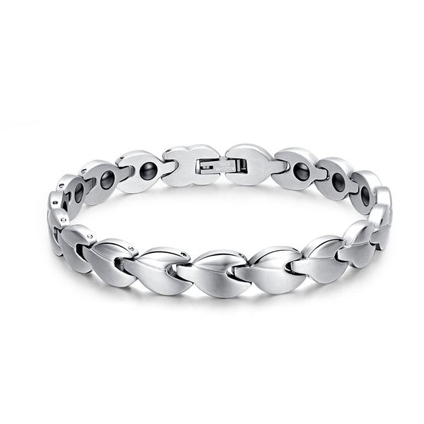 meaeguet magnet healthy bracelets for women men 316l stainless steel bracelet 9mm width magnetic jewelry br-081, Golden;silver
meaeguet magnet healthy bracelets for women men 316l stainless steel bracelet 9mm width magnetic jewelry br-081, Golden;silver