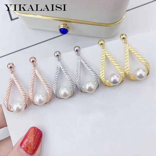 yikalaisi 925 sterling silver jewelry pearl earrings 2020 fine natural round pearl jewelry 8-9mm earrings for women wholesale, Golden;silver
yikalaisi 925 sterling silver jewelry pearl earrings 2020 fine natural round pearl jewelry 8-9mm earrings for women wholesale, Golden;silver