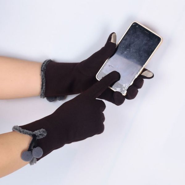 new fashion women gloves autumn winter soft velvet warm mitts full finger mittens women small balls design female gloves, Blue;gray
new fashion women gloves autumn winter soft velvet warm mitts full finger mittens women small balls design female gloves, Blue;gray