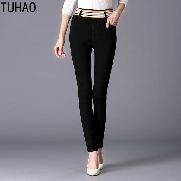 2020 autumn winter women plus size 5xl 4xl 3xl stretch denim skinny jeans black pants high waist trousers jeans female wm5, Blue
2020 autumn winter women plus size 5xl 4xl 3xl stretch denim skinny jeans black pants high waist trousers jeans female wm5, Blue