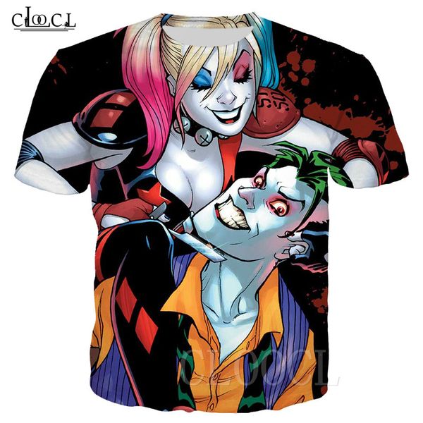 мода птицы prey футболка унисекс harley quinn 3d печати клоун творческий t shirt женщины с коротким рукавом пары streetwear tee топы homme, White;black
мода птицы prey футболка унисекс harley quinn 3d печати клоун творческий t shirt женщины с коротким рукавом пары streetwear tee топы homme, White;black