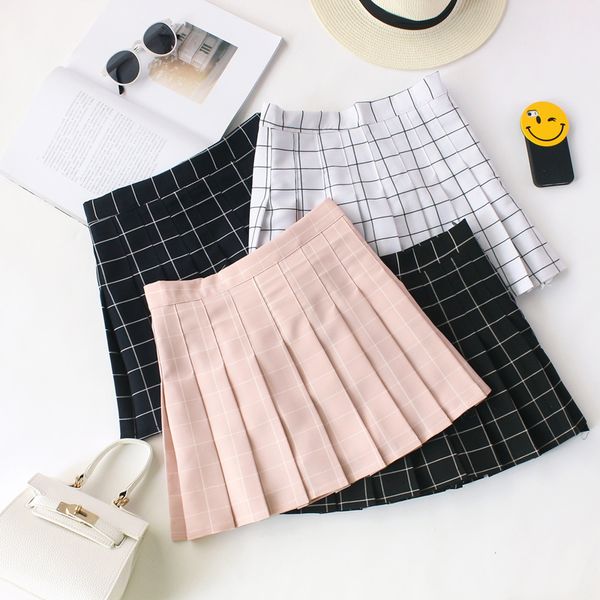 women skirts 2018 summer women plaid kawaii skirt high waist black white skirts harajuku mini #008
women skirts 2018 summer women plaid kawaii skirt high waist black white skirts harajuku mini #008