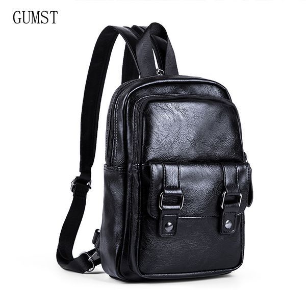 gumst multi-function leather backpack for school bag black leather men backpacks travel chest shoulder backpack bags male
gumst multi-function leather backpack for school bag black leather men backpacks travel chest shoulder backpack bags male