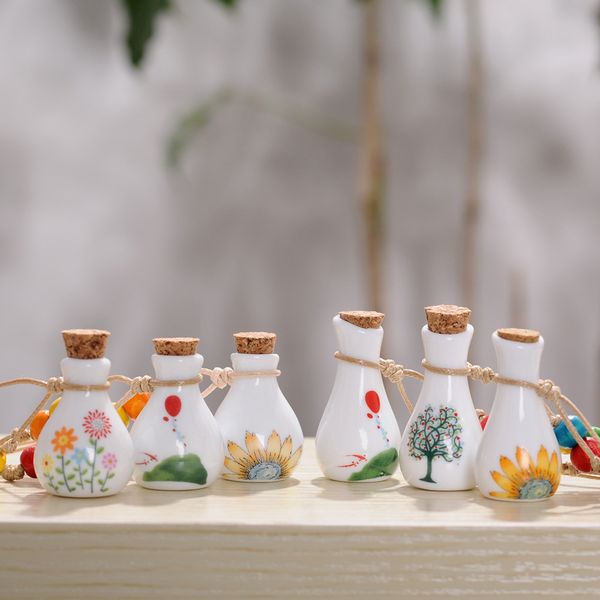 refillable ceramic perfume package bottles essential oil parfum bottles with cork lid
refillable ceramic perfume package bottles essential oil parfum bottles with cork lid