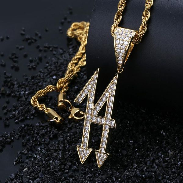 hip hop necklaces jewelry wholesale fashion exquisite 18k gold plated number 14 pendant luxury bling zircon paved men women necklaces ln148, Silver
hip hop necklaces jewelry wholesale fashion exquisite 18k gold plated number 14 pendant luxury bling zircon paved men women necklaces ln148, Silver