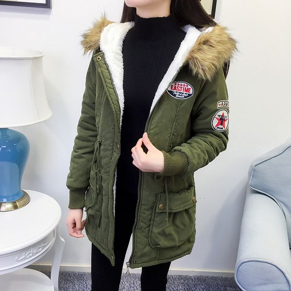 fur hooded loose winter female coat women parka coats womens autumn jackets outerwear hood snow wear long warm jacket, Black
fur hooded loose winter female coat women parka coats womens autumn jackets outerwear hood snow wear long warm jacket, Black