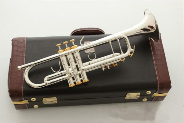 new bach model lt197s-99 trumpet b flat silver plated professional trumpete musical instruments with bach case brass instruments
new bach model lt197s-99 trumpet b flat silver plated professional trumpete musical instruments with bach case brass instruments