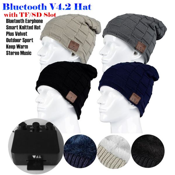 insert tf/sd card slot wireless bluetooth v4.2 beanie plus velvet hat headset speaker mic hand-music mp3 magic smart cap
insert tf/sd card slot wireless bluetooth v4.2 beanie plus velvet hat headset speaker mic hand-music mp3 magic smart cap