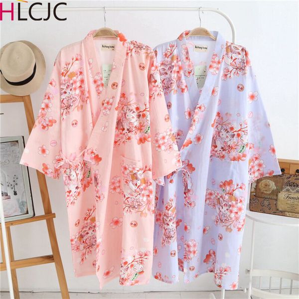 girls summer cute sakura kimono robes women 100% gauze cotton femmes robe casual comfortable bathrobes women nightgowns, Black;red
girls summer cute sakura kimono robes women 100% gauze cotton femmes robe casual comfortable bathrobes women nightgowns, Black;red