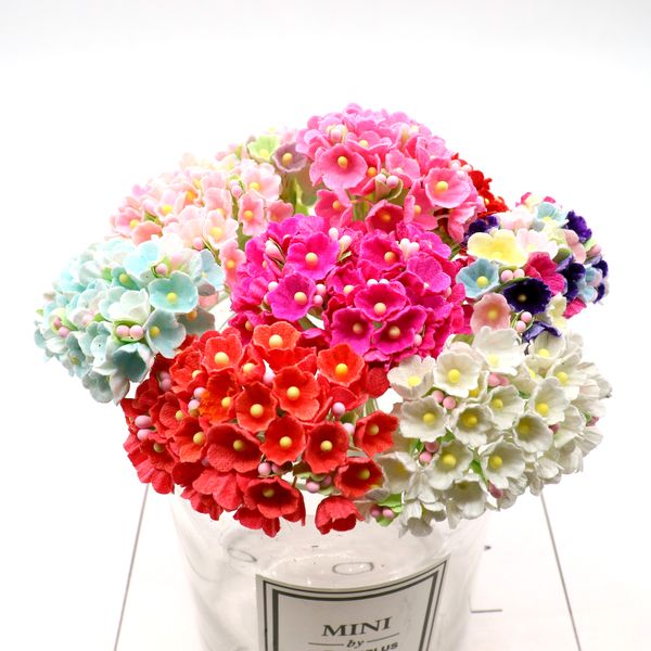 8 pieces / 40 heads 1 cm mini paper flowers roses bouquet artificial flower wedding decoration for scrapbooking diy flores
8 pieces / 40 heads 1 cm mini paper flowers roses bouquet artificial flower wedding decoration for scrapbooking diy flores