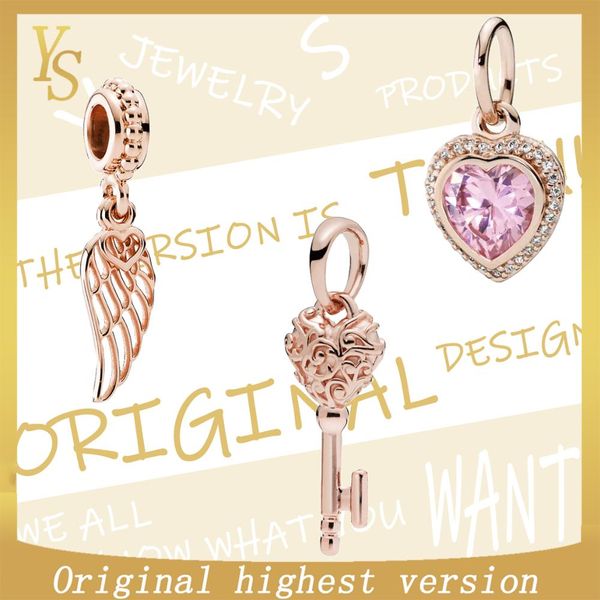 ys charm 100% sterling silver version original hollow wings and key charms new trend, Bronze;silver
ys charm 100% sterling silver version original hollow wings and key charms new trend, Bronze;silver
