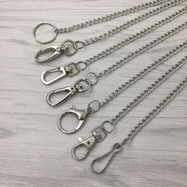 men stainless steel wallet belt chain pants waist hanging old chain trousers keyring anti-lost keychain anti-theft accessory, Silver
men stainless steel wallet belt chain pants waist hanging old chain trousers keyring anti-lost keychain anti-theft accessory, Silver