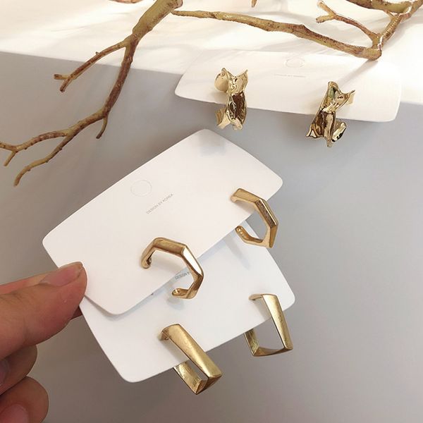hoop & huggie baroque retro twisted irregular shaped metal earrings fashion female ear rings 2021 korea sterling silver jewelry, Golden;silver
hoop & huggie baroque retro twisted irregular shaped metal earrings fashion female ear rings 2021 korea sterling silver jewelry, Golden;silver