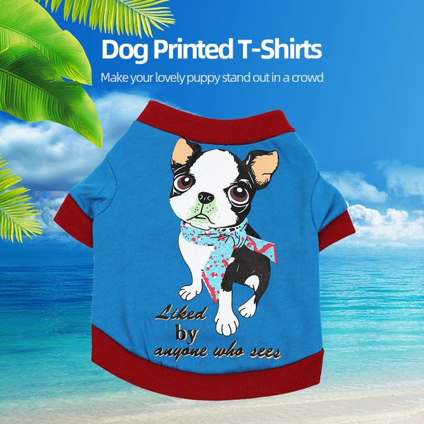 cute puppy dog t-shirts pet dog clothes printed pet vest shirt pet dog costume for small dogs suit summer
cute puppy dog t-shirts pet dog clothes printed pet vest shirt pet dog costume for small dogs suit summer