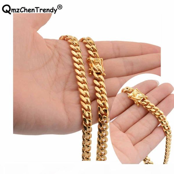 10mm hiphop cowboy miami cuban curb link chain necklaces bracelet stainless steel gold men's hip hop link necklace jewelry set, Silver
10mm hiphop cowboy miami cuban curb link chain necklaces bracelet stainless steel gold men's hip hop link necklace jewelry set, Silver