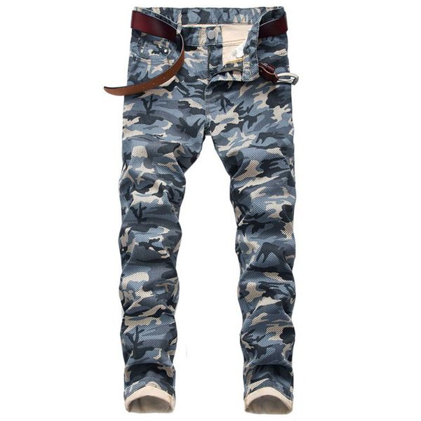 men's jeans men casual stretch camouflage personalized pattern pants skinny denim, Blue
men's jeans men casual stretch camouflage personalized pattern pants skinny denim, Blue