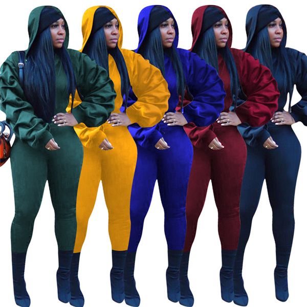 women 2 pieces set tracksuit fall winter clothing solid color outfits sportswear puff sleeve jacket+pants casual plus size sweatsuit 2247, Black;gray
women 2 pieces set tracksuit fall winter clothing solid color outfits sportswear puff sleeve jacket+pants casual plus size sweatsuit 2247, Black;gray