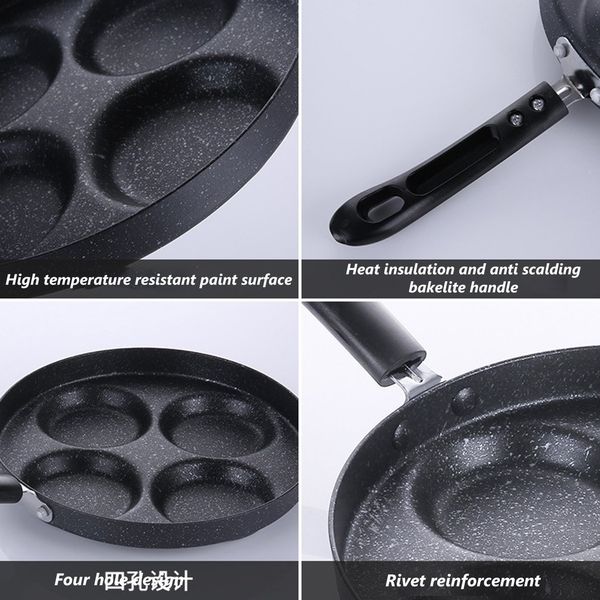 four-hole omelet pan for eggs ham pancake maker frying pans creative non-stick no oil-smoke breakfast grill pan cooking pot
four-hole omelet pan for eggs ham pancake maker frying pans creative non-stick no oil-smoke breakfast grill pan cooking pot