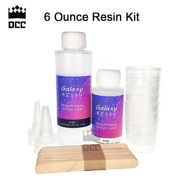 1 set 6 ounce clear hard epoxy resin kit for jewelry making resin craft painting ab 2:1 ab glue
1 set 6 ounce clear hard epoxy resin kit for jewelry making resin craft painting ab 2:1 ab glue