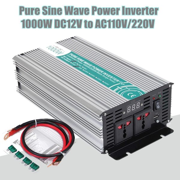 max 2000w wapure sine wave inverter dc12v/24v to ac110v/220v power converter adapter for car inverter household diy
max 2000w wapure sine wave inverter dc12v/24v to ac110v/220v power converter adapter for car inverter household diy