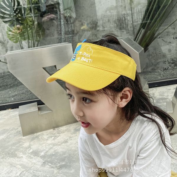 2020 empty children's summer sun sun hat cap cap children's hat h, Blue;gray