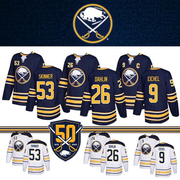 buffalo sabres 50th patch golded jersey 9 jack eichel 53 jeff skinner 26 rasmus dahlin home away blank men's hockey jerseys, Black;red
buffalo sabres 50th patch golded jersey 9 jack eichel 53 jeff skinner 26 rasmus dahlin home away blank men's hockey jerseys, Black;red