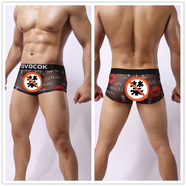 light transparent embroidered men's boxer pants pink temptation embroidered underwear large size men's underwear, Black;white
light transparent embroidered men's boxer pants pink temptation embroidered underwear large size men's underwear, Black;white