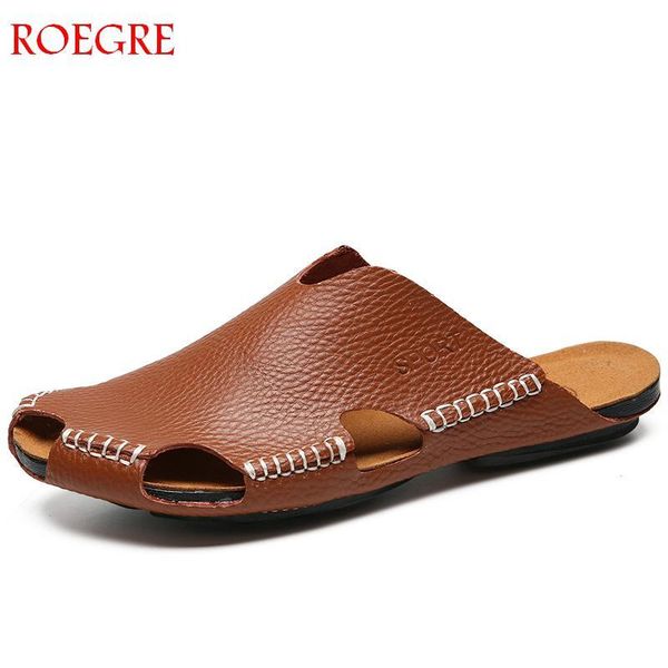 rome summer genuine leather slippers men sandals hollow out breathable beach sandals shoes men casual flats flip flops zapatos y200702, Black
rome summer genuine leather slippers men sandals hollow out breathable beach sandals shoes men casual flats flip flops zapatos y200702, Black