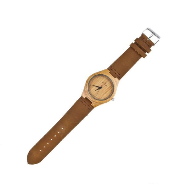 luxury men's women's bamboo wood watch quartz leather fashion wrist watches, Slivery;brown
luxury men's women's bamboo wood watch quartz leather fashion wrist watches, Slivery;brown