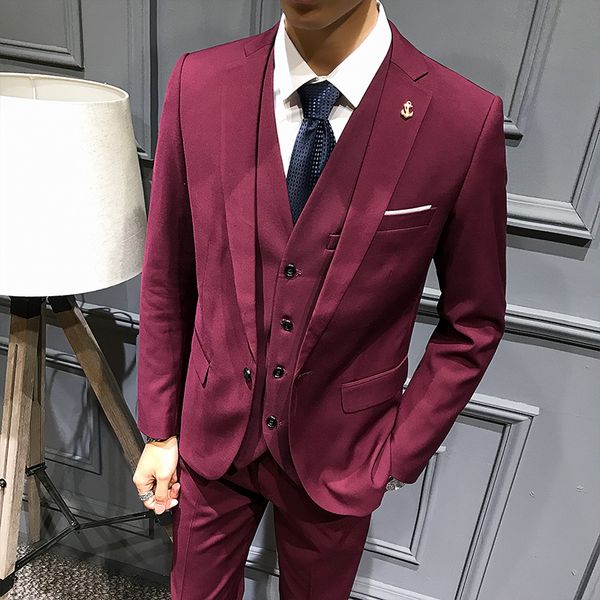 2020 lastest groom male wedding dance dress slim tuxedo men formal business suit suit 3 pieces (jacket + trousers + vest, White;black
2020 lastest groom male wedding dance dress slim tuxedo men formal business suit suit 3 pieces (jacket + trousers + vest, White;black