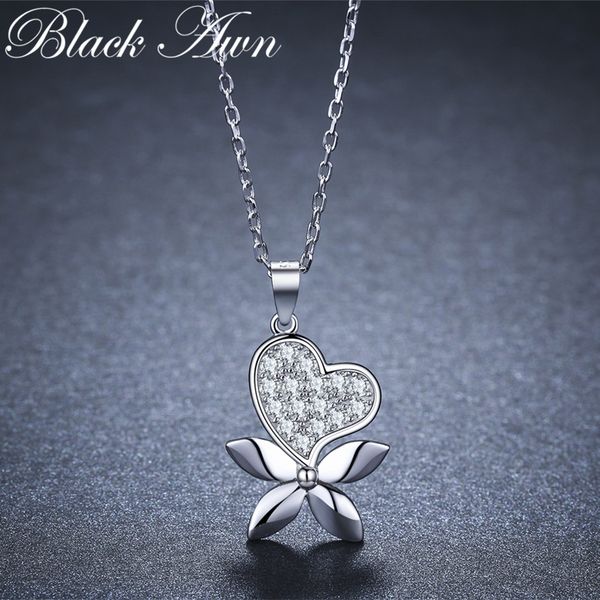 black awn 2019 new 925 sterling silver jewelry heart elegant necklaces pendants female bijoux lover's gift k043
black awn 2019 new 925 sterling silver jewelry heart elegant necklaces pendants female bijoux lover's gift k043