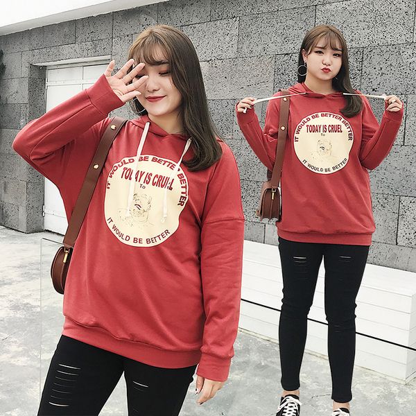 korean kpop women's hoodies large size sweatshirt for woman autumn and winter loose slim elastic print hoody coat, Black
korean kpop women's hoodies large size sweatshirt for woman autumn and winter loose slim elastic print hoody coat, Black