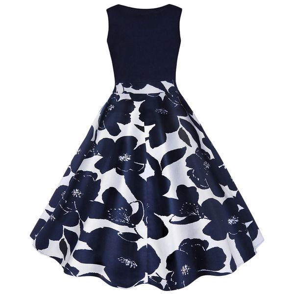 4 Color S-5XL Floral Print High Waist Vintage Dress Women 2019 Summer Vestidos Female Robe Female Retro Vintage Dresses Plus Size
4 Color S-5XL Floral Print High Waist Vintage Dress Women 2019 Summer Vestidos Female Robe Female Retro Vintage Dresses Plus Size